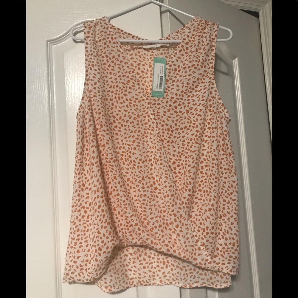 Lush Camelle Surplice Blouse